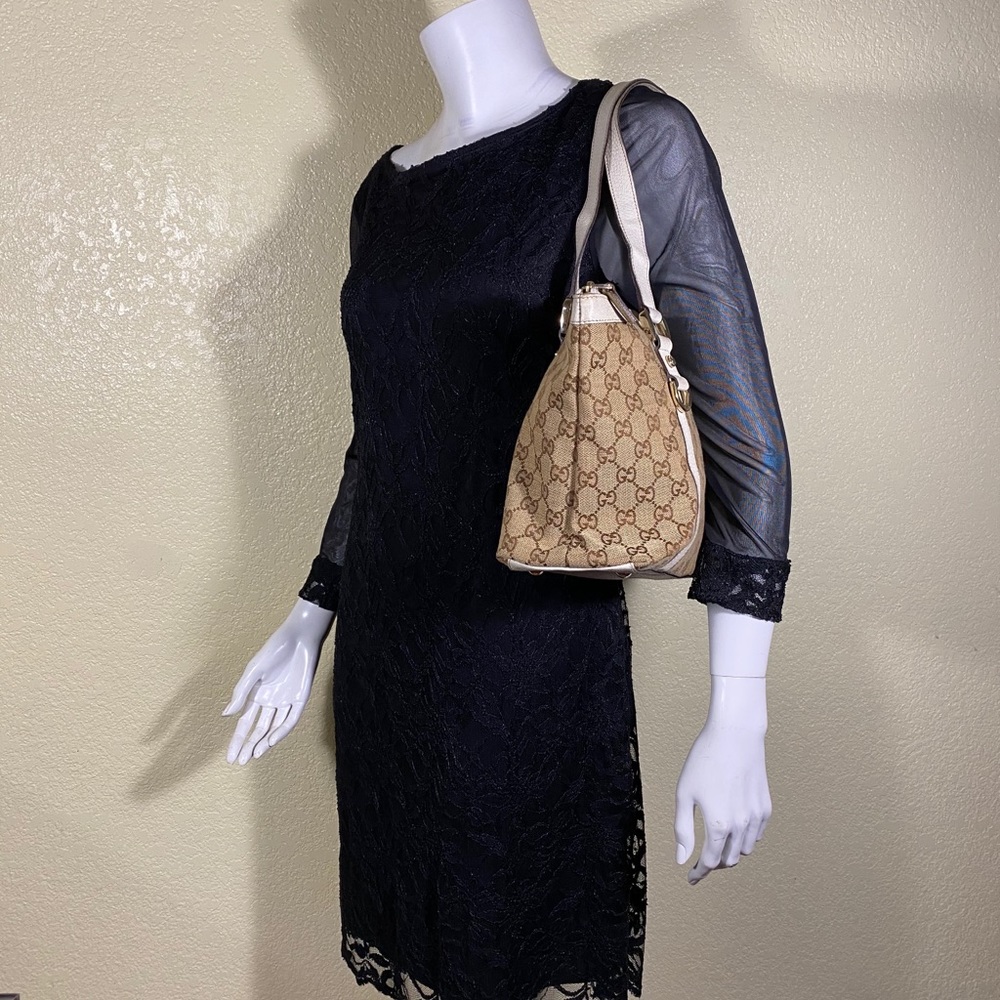 Gucci Vintage Abbey GG D-Ring Shoulder Bag - Picture 15 of 15